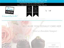Tablet Screenshot of dearcoco.com